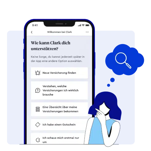 App Feature: Clark unterstützt dich